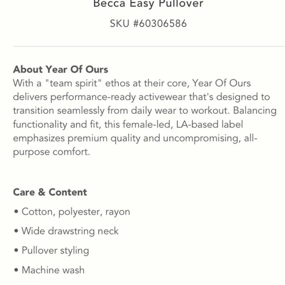 Anthropologie Year Of Ours Sweatshirt - Picture 3 of 6